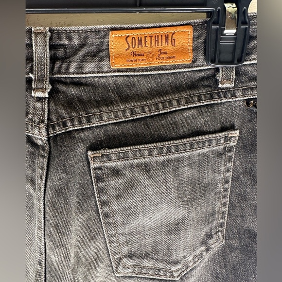 Edwin Something-Cut Off Jean Shorts-Size 28 - Picture 9 of 11